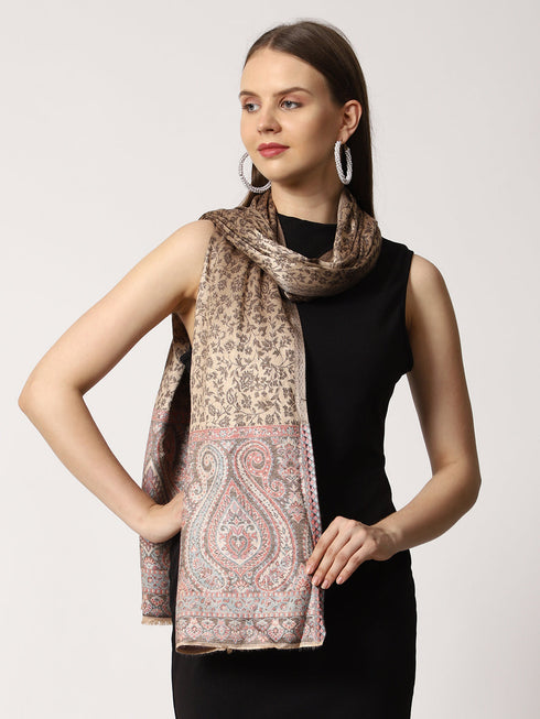 Women's Jamawar Wool Stole